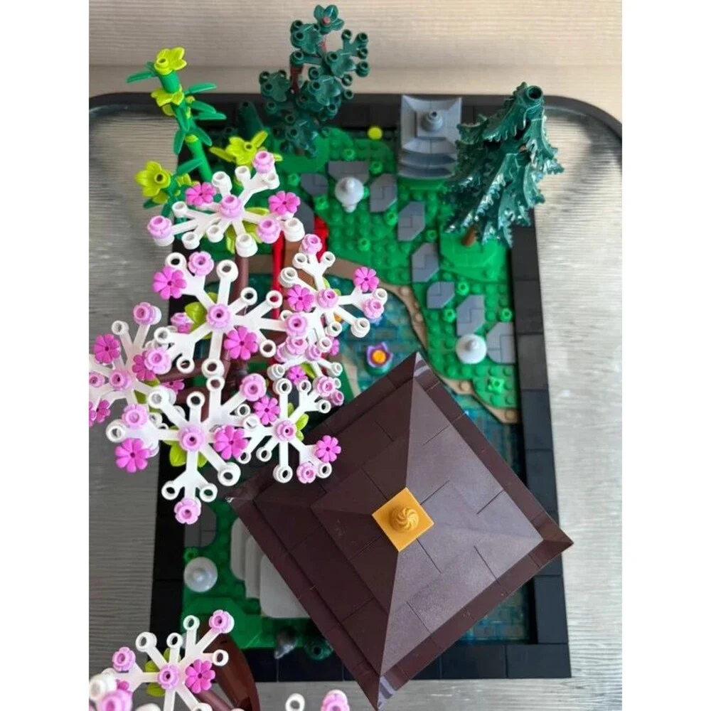 Lego Japanese Tranquil Garden 10315 Completed